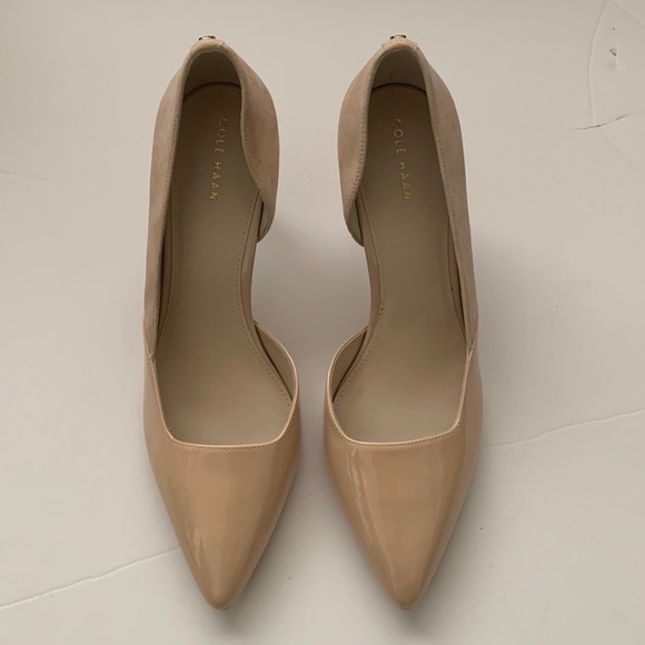 NWOT Cole Haan Highline Natural Tan Half Vamp Heels Pumps - Picture 3 of 12